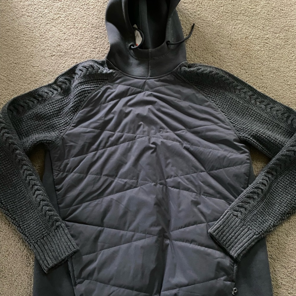 Kari Traa Black Quilted Hoodie